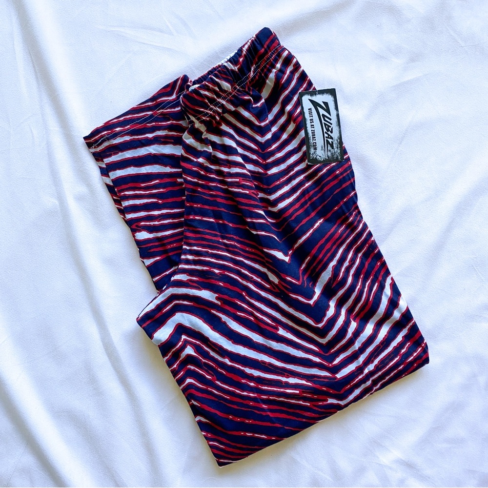 Zubaz Blue and Red Pants Size Small NWT
